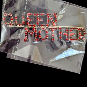 ❤️ QUEEN MOTHER Bling Pin Brooch New Gift
